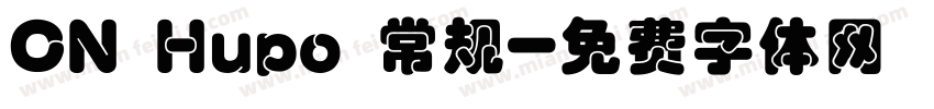 CN Hupo 常规字体转换